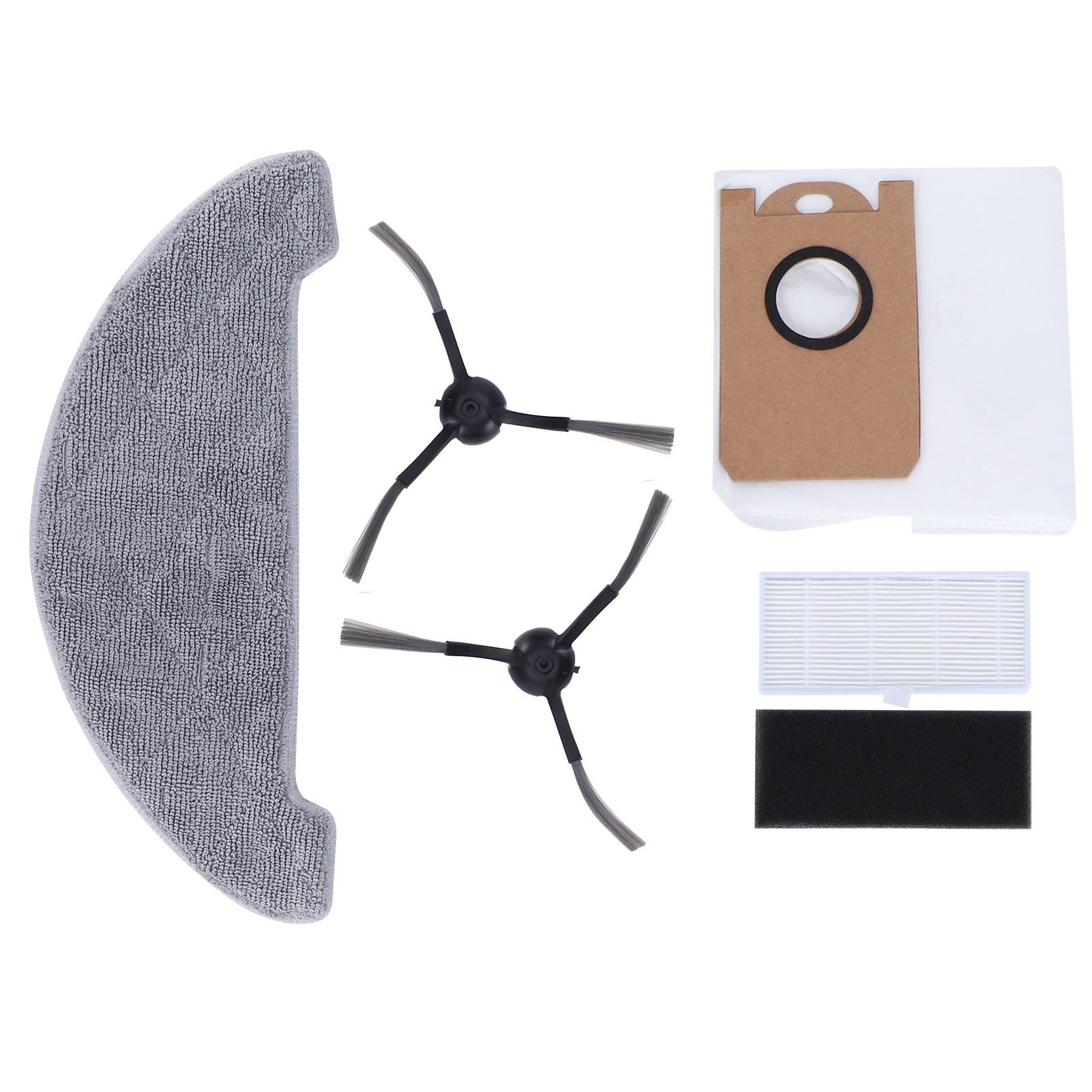 Side Brush Filter Dust Bag Kit Robot Vacuum Cleaner Parts Fit for Proscenic M7 MAX — image 5