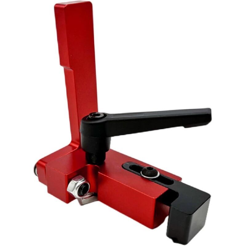 Stop of Rail of Guide Type 75, Tools a Hand Limiter of Carpentry Stop of Rail of Miter Type 75, Locator of Chute in Alloy of Aluminum โ image 3