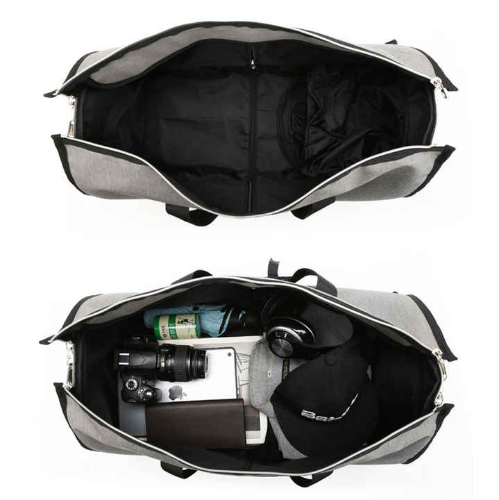 Blue Multi-Functional Travel Duffel Bag with Suit Storage, Foldable Garment Bag for Business Trips — image 6