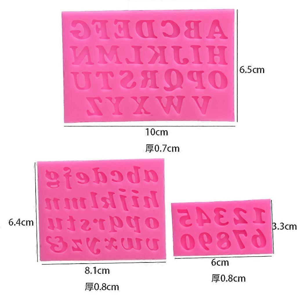 3pcs Letter and Number Pendant Message Resin Mold Epoxy Resin Jewelry Making Tools_max โ image 5
