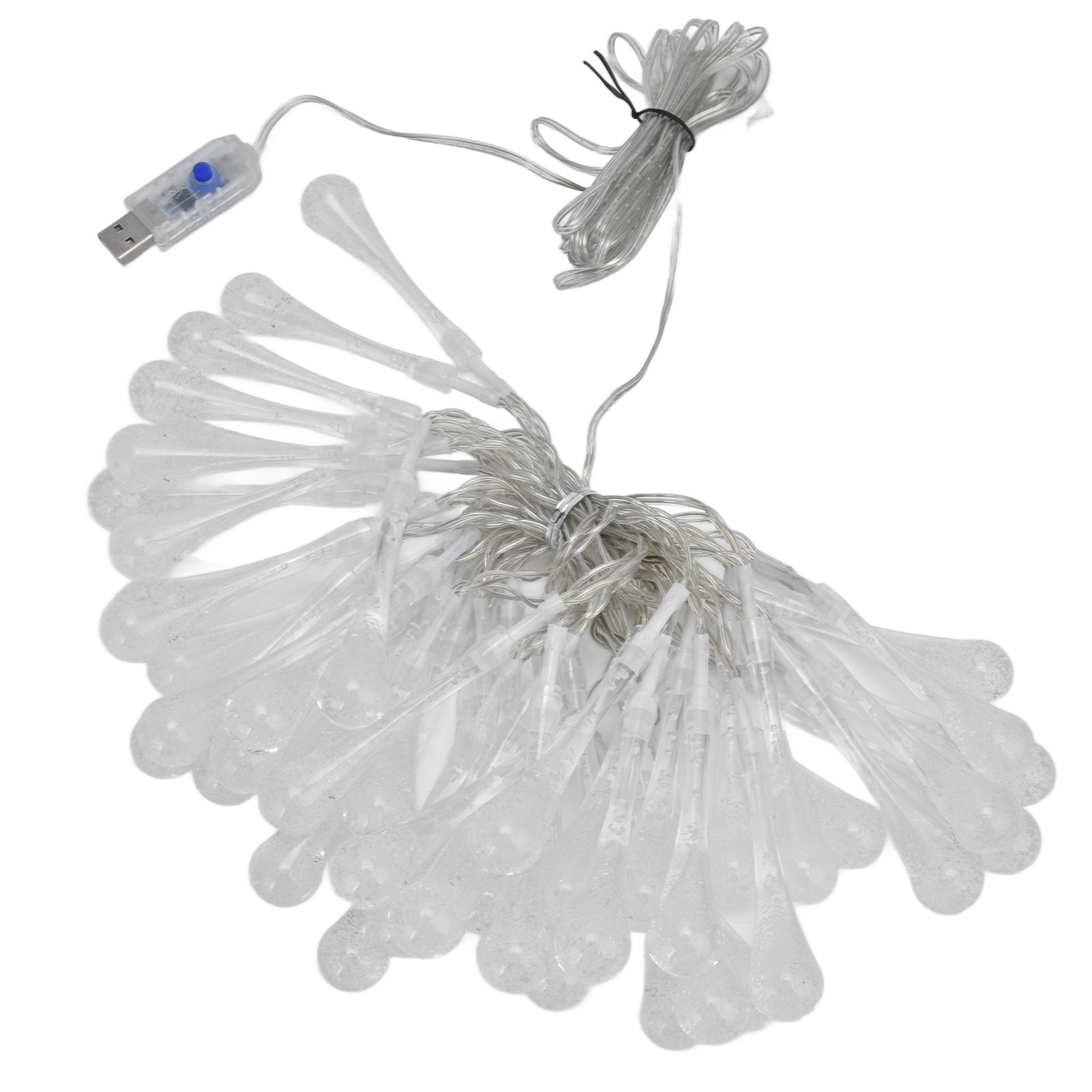 50LED String Lights Waterproof 16 Color RGB String Lamp with 8 Modes for Patio Garden Yard Decor USB Powered — image 4