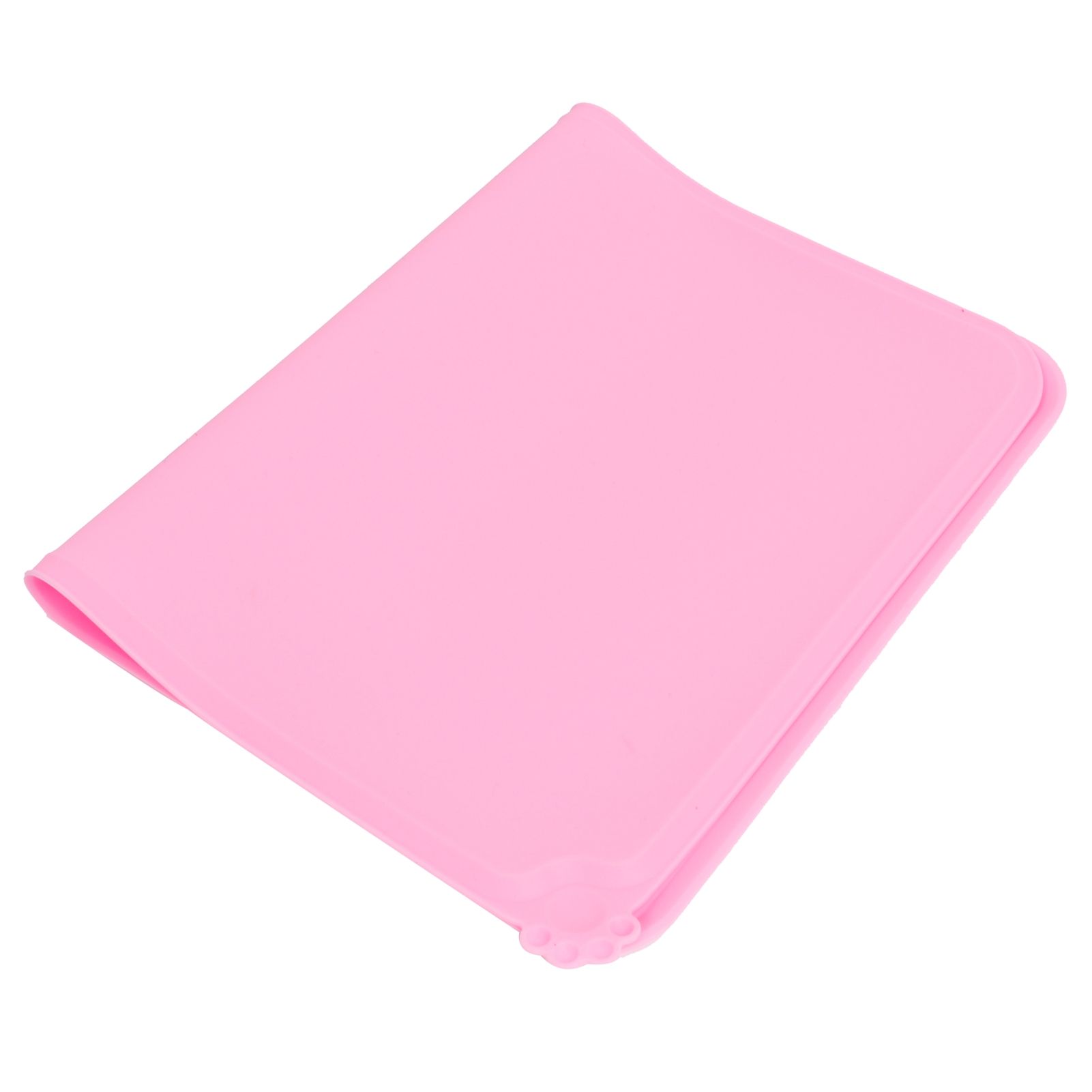 Pet Food Pad Silicone Waterproof Non Slip Bowl Drinking Feeding Mat Placemat for Dog Cat(Red ) β image 6