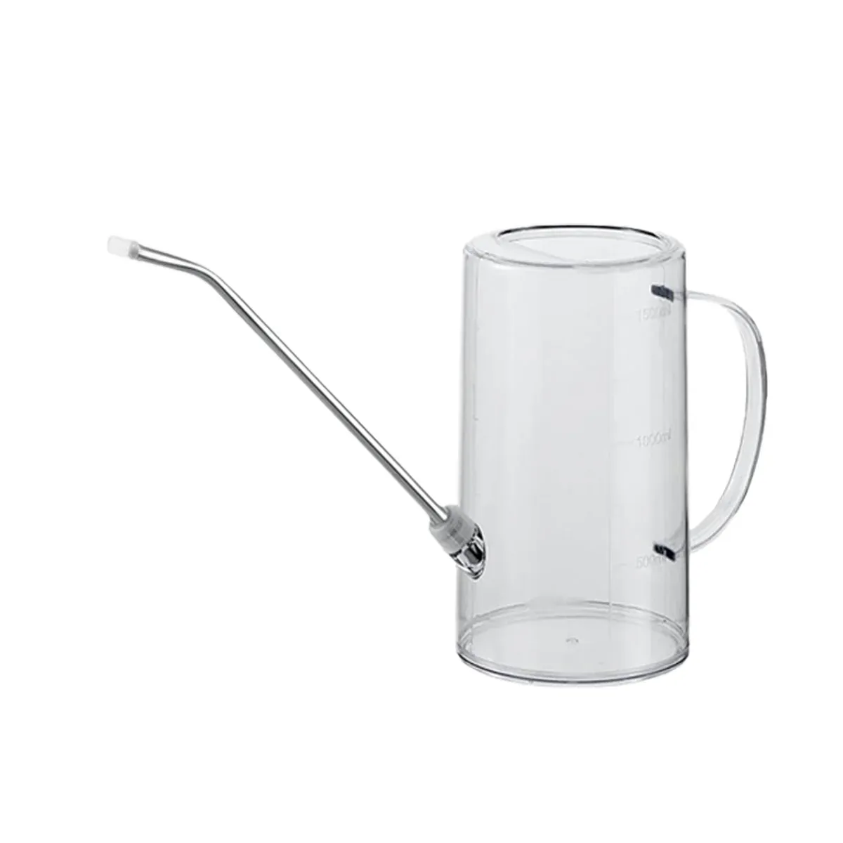 Watering Can Long Spout For Indoor Outdoor Garden Potted Plants Flowers Use - Transparent