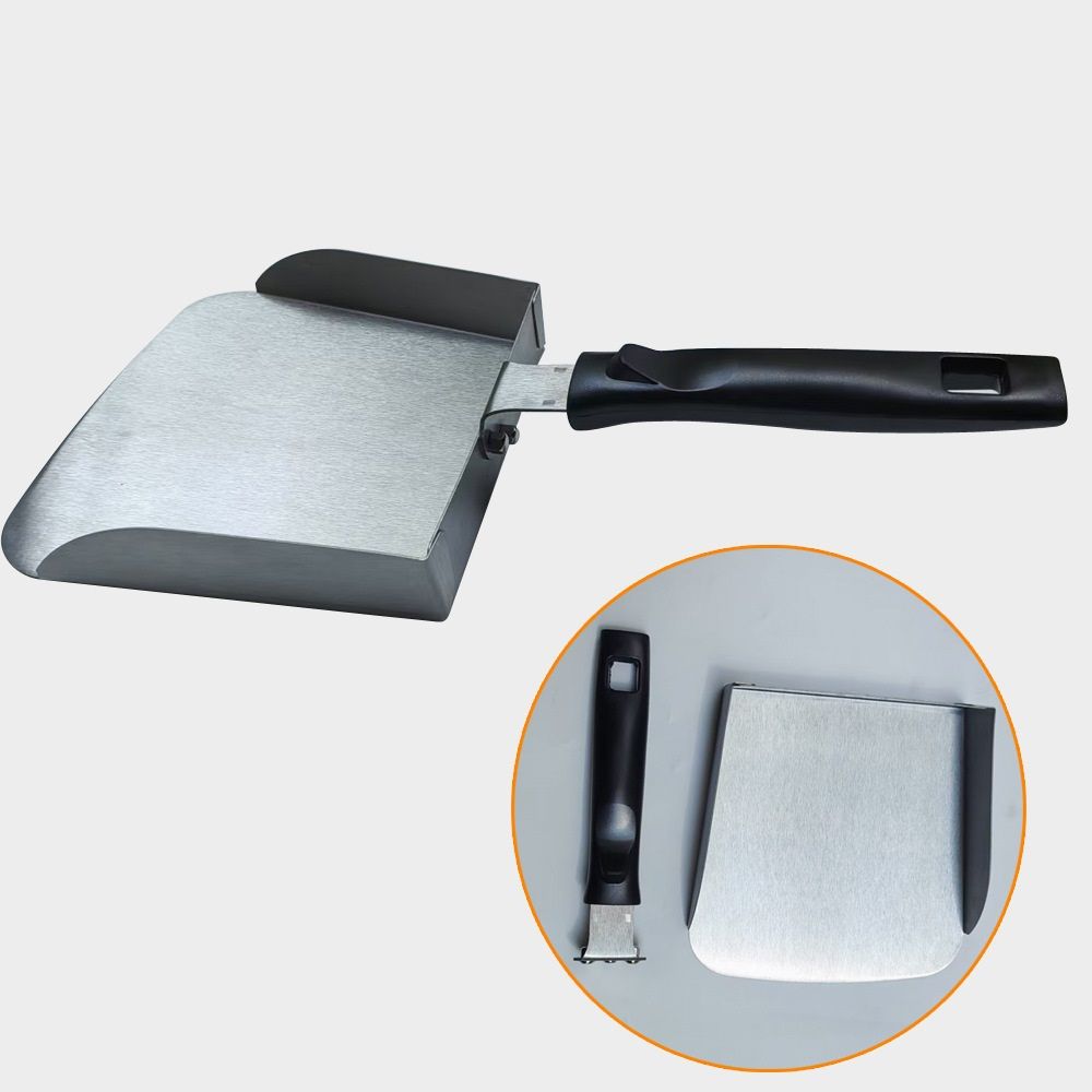 Griddle Spatula, Large Stainless Steel Griddle Food Mover Shovel Metal Food Scooper for Flat Top Stir-frying Grilling Cooking Rice, Vegetables and โ image 3