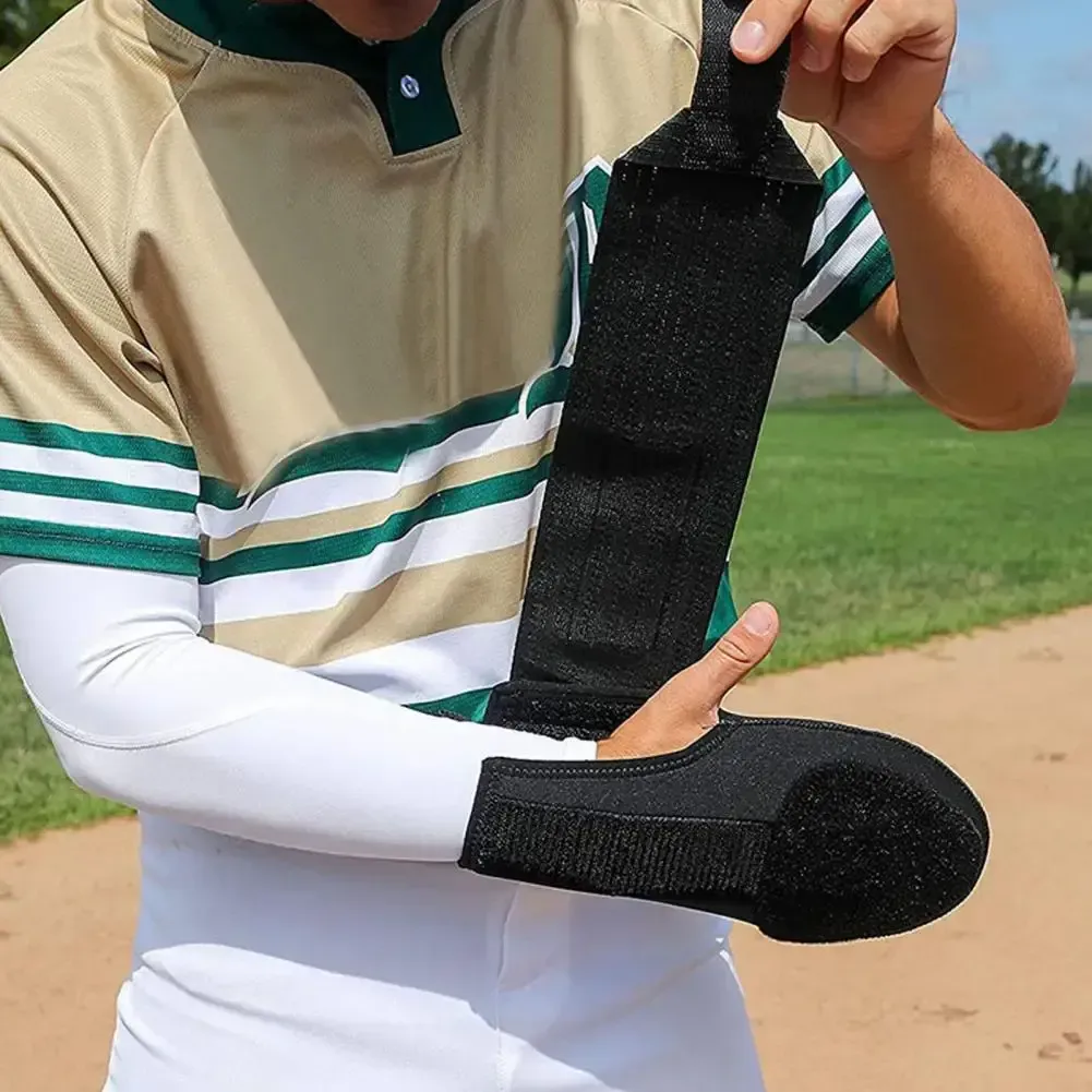 1Pc Baseball Softball Sliding Glove Wrist Protector Sport Supplies Adjustable Fastener Tape - Blue Right β image 4