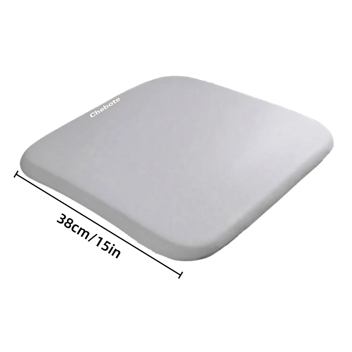Comfort Cushion Pad Universal Vehicle Chair Mat Breathable Seat Protector - Grey โ image 4