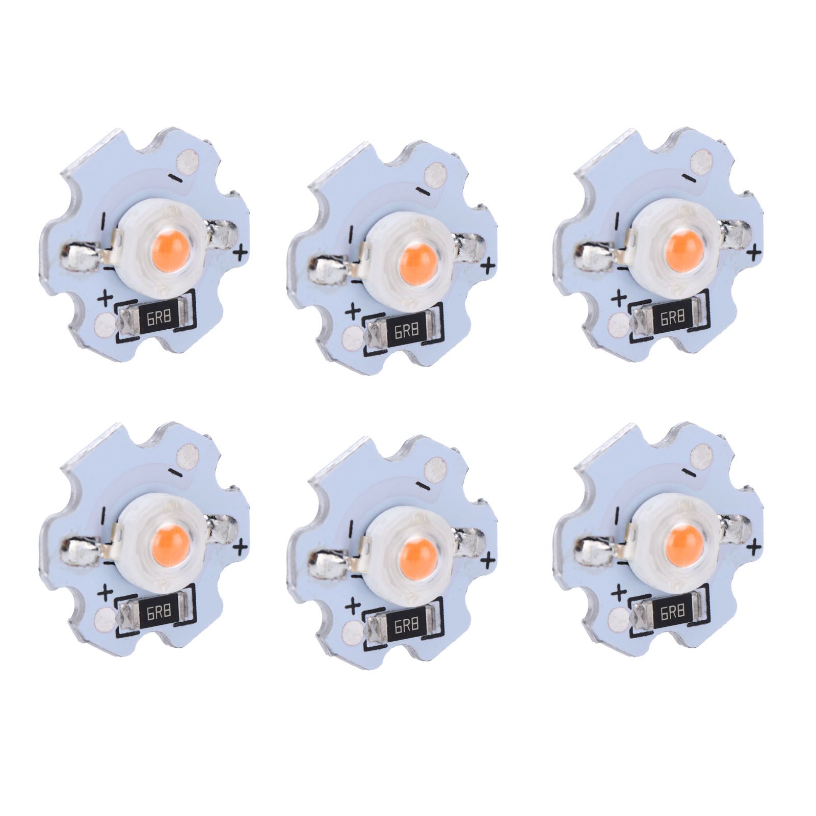25Pcs 5V LED Chips 200LM 1W High Power LED Lamp Beads for DIY Lighting FixturesPink Light 380‑840NM — image 6