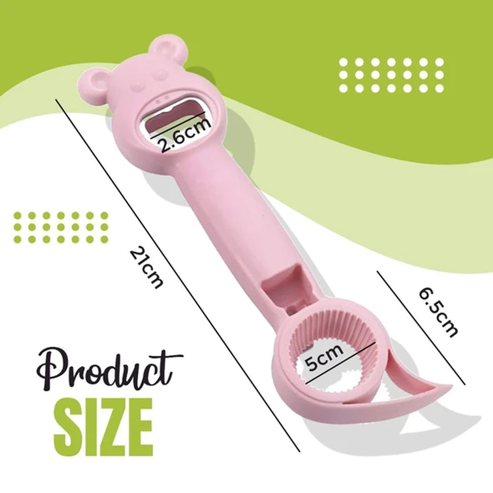 Bottle and Can Openers ! Opener 4Pcs Can Cap Canned Bottle Home Bottle Multifunctional 4-In-1 Kitchen,Dining & Bar, Four in One Corkscrew Promotion Include 4 × — image 3