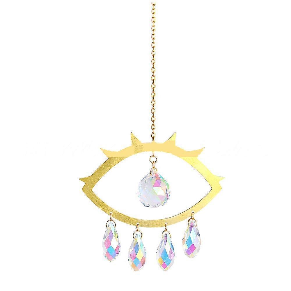 Evil Eye Suncatcher Crystal Light Catcher window curtain home decoration crystal tracery