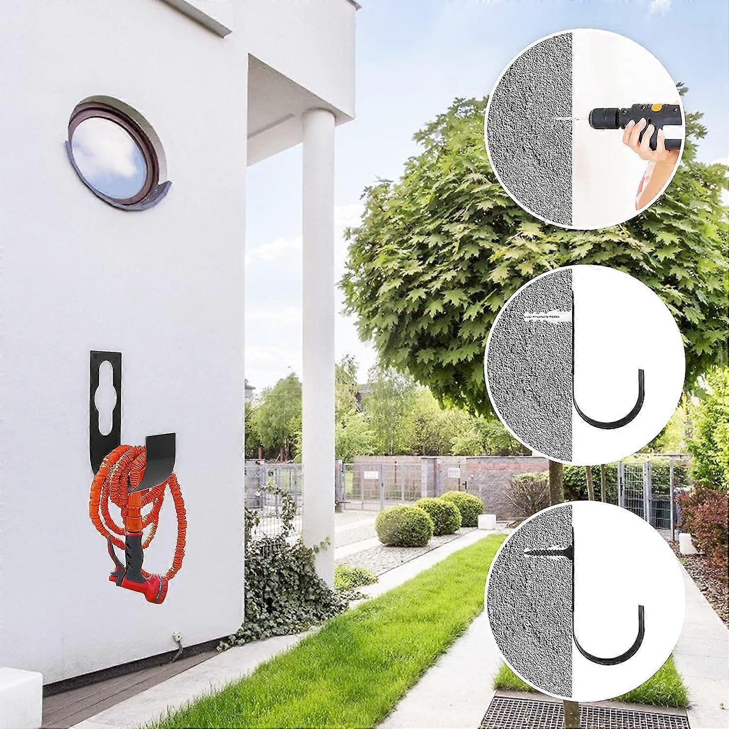 Garden Hose Holder - Wall Mount Hose Hanger Rack for Garden Hose Storage โ image 4