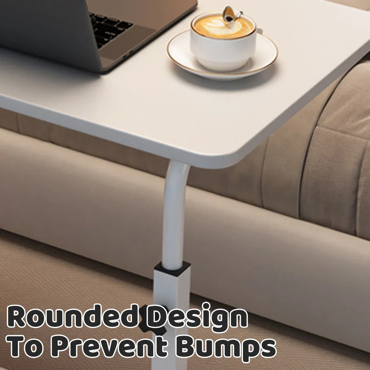 Laptop Desk Adjustable Height Mobile Side Table Ergonomic Design Stable Durable โ image 6