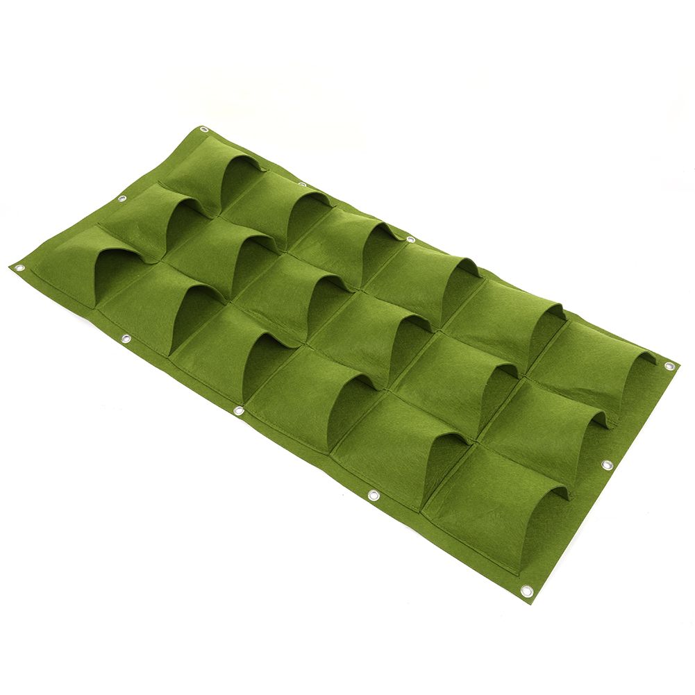 Planting Bag Garden Balcony Wall Vertical Flower Plants Hanging Planter (18 Pockets) โ image 4