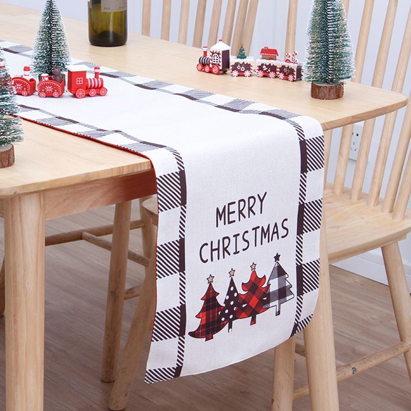 2Pcs Christmas Printed Table Runner 001 — image 3