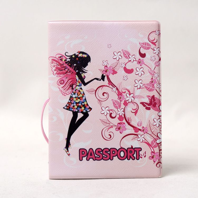 Travel Passport Holder Cover Wallet Id Card Case with Buckle PU Leather Passport holder and document holder(4pcs) — image 4