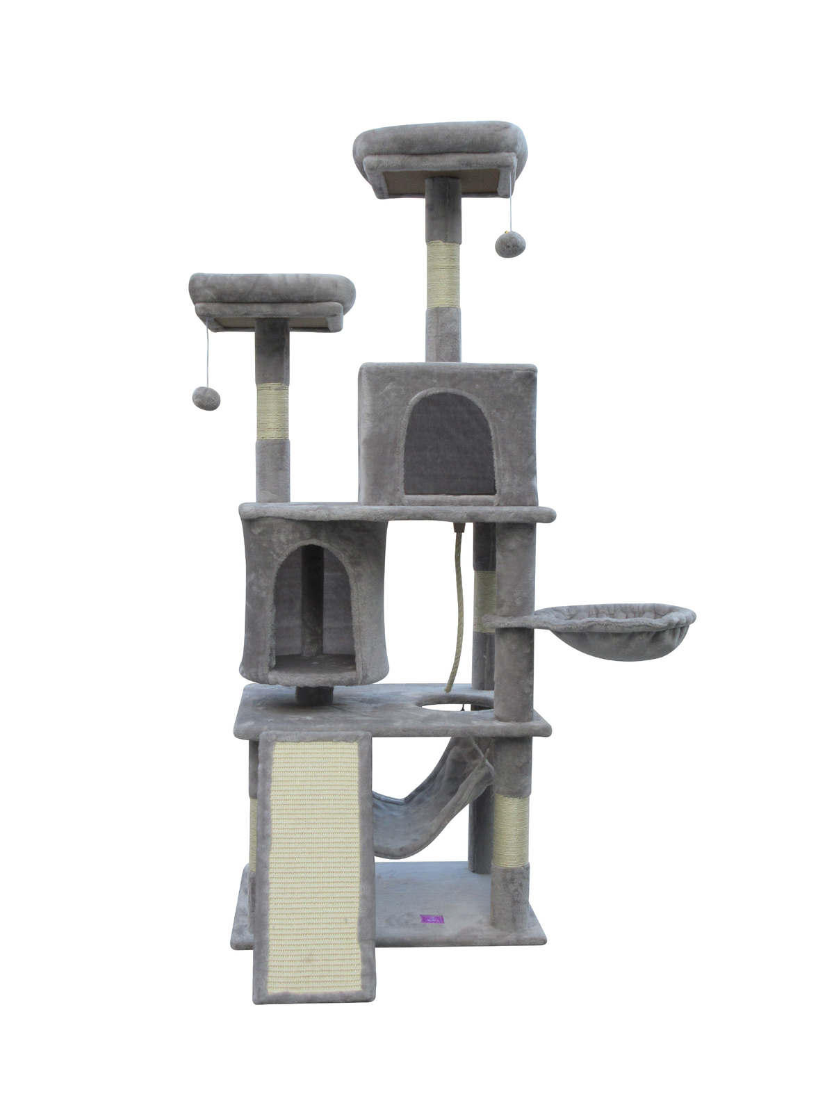 YES4PETS Large Cat Scratching Post Tree Scratcher Pole-Little Grey โ image 2
