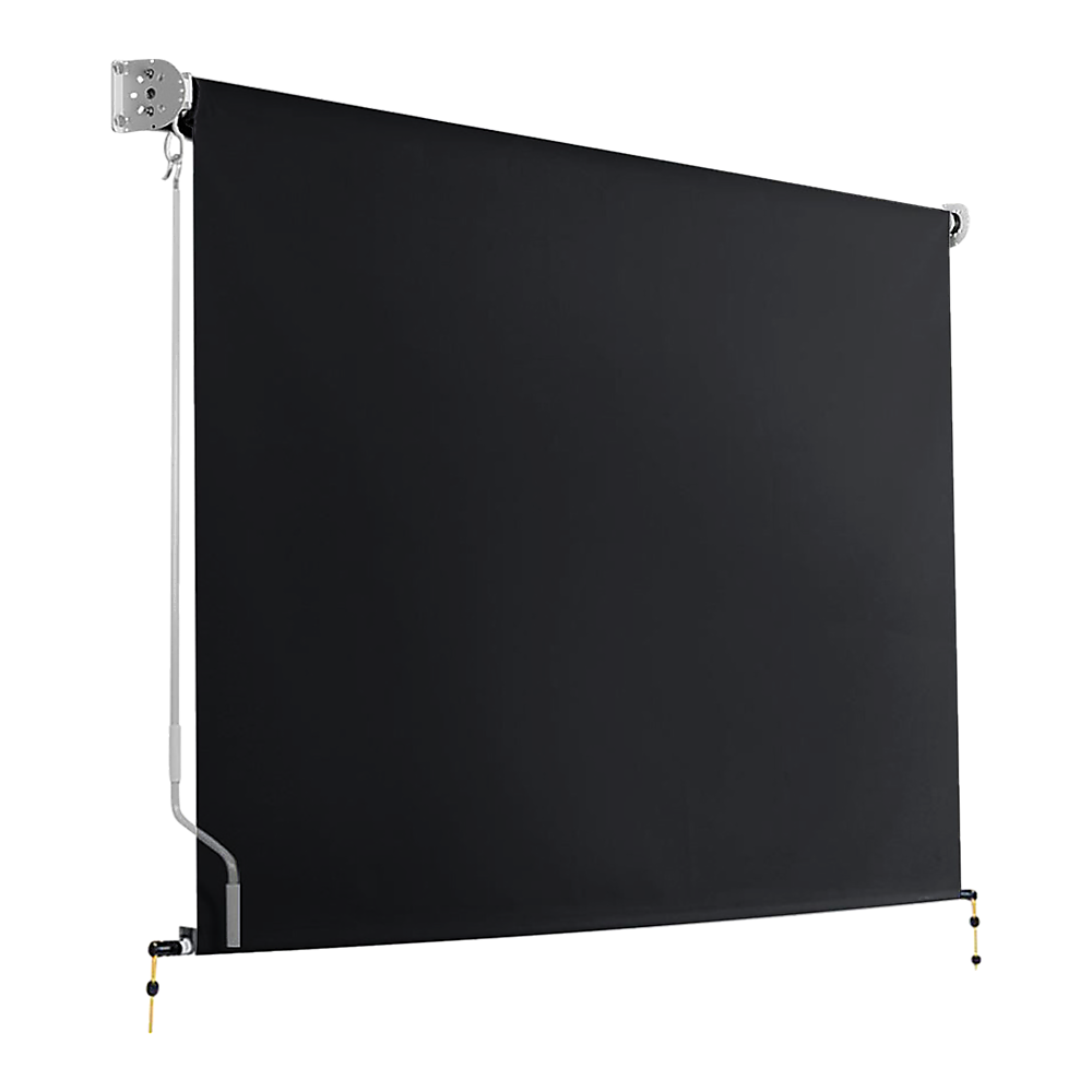 Straight Drop Awning – 3 × 2.5m Black Retractable Patio Screen — image 5