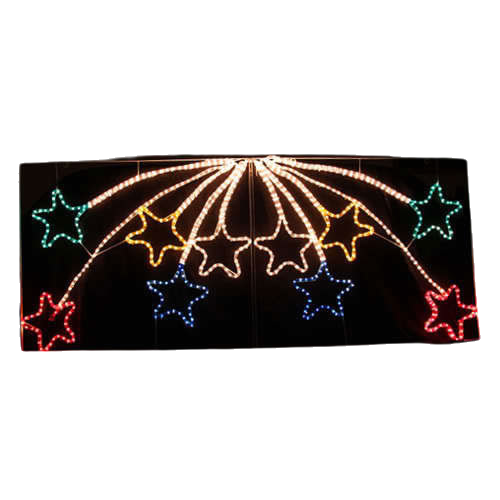 Samland Led Animated 10 Stars Motif Rope Light for Christmas 2.2m — image 3
