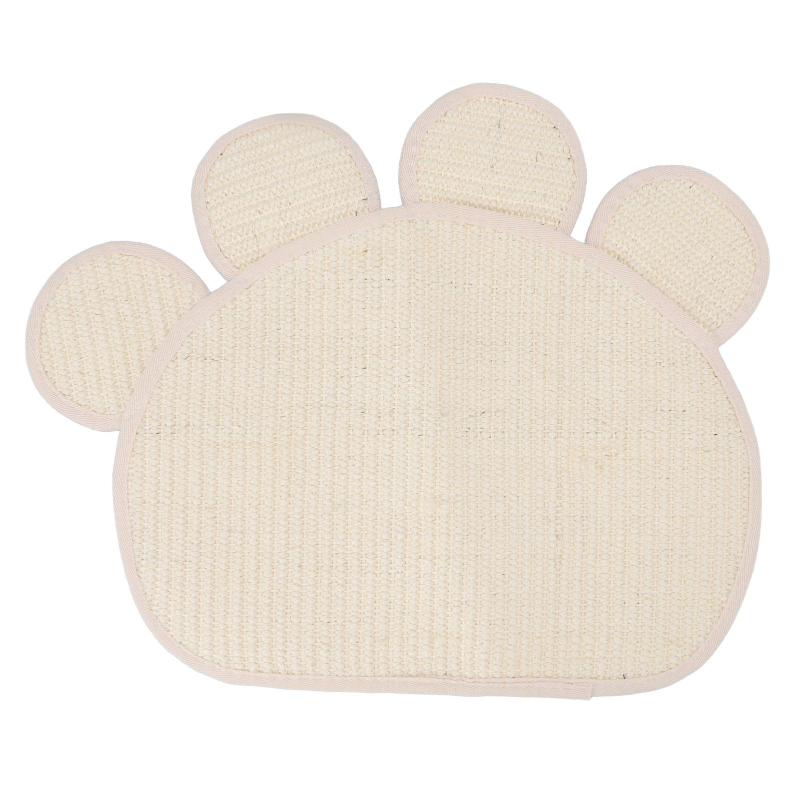 Sisal Cat Scratcher Mat Cute Shape Grinding Claw Protecting Furniture Cat Floor Scratching Pad for Cats Kittens — image 2