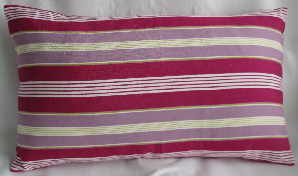 Pack of 4 Coste Fuchsia 35 × 70cm Multicoloured Striped Cushion Cover — image 3