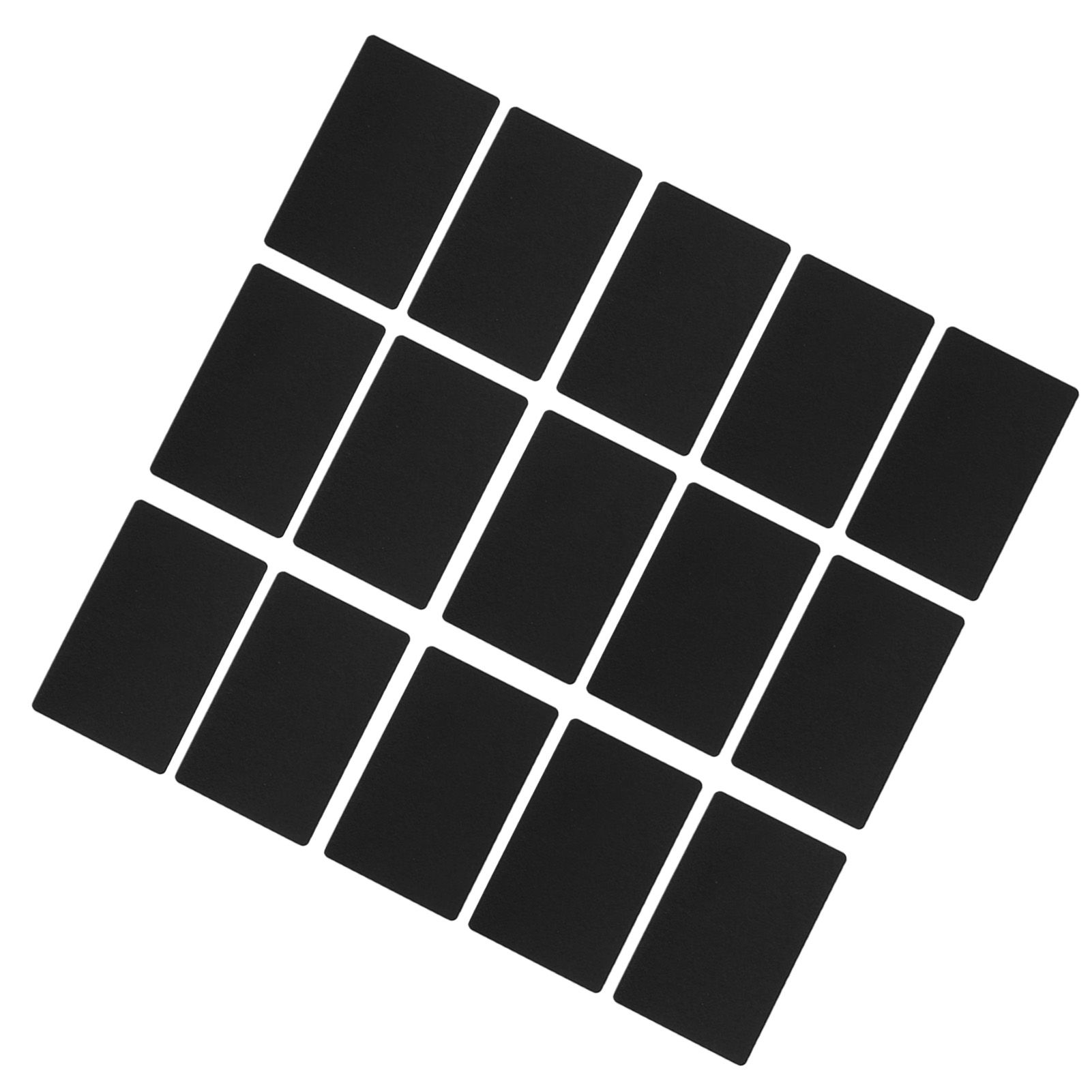 50PCS Business Name Card Laser Engraving Waterproof and Wear Resistant Aluminum Visiting Card for Company Black โ image 4