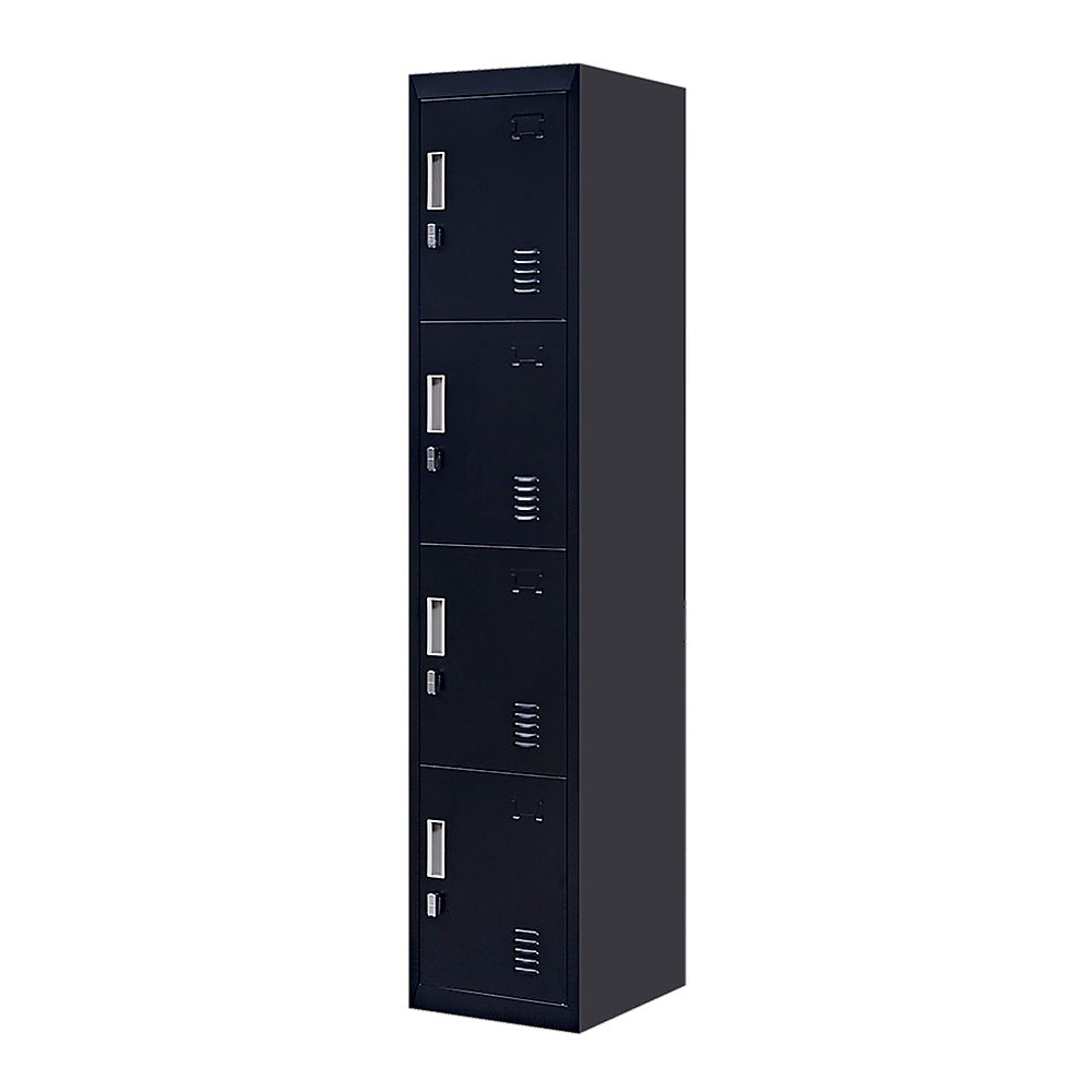 4-Door Vertical Locker for Office Gym Shed School Home Storage — image 5