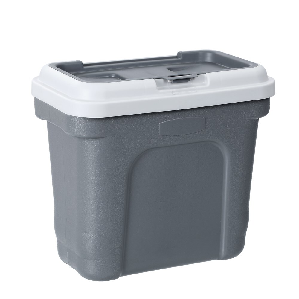 30L Pet Dogs Puppy Food Storage Storer Container w/ Scoop Grey — image 3