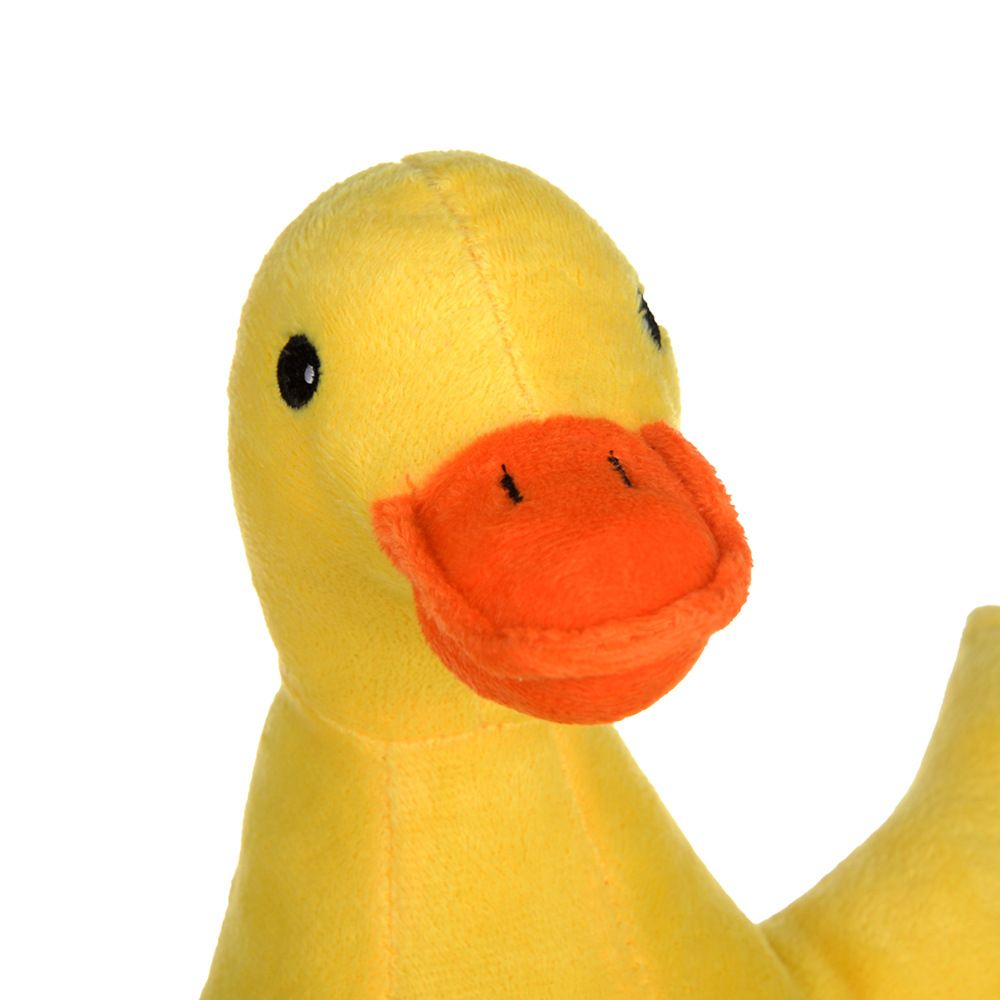 Plush Squeaky Dog Toy, Cute Yellow Duck Stuffing Durable Interactive Toy, Dog Chew Toys for Aggressive Chewers Sound Chew — image 4