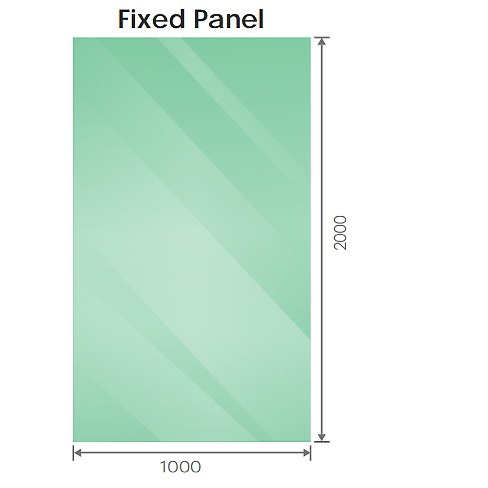120x100cm Corner Frameless Shower Screen โ Gold Wall Channel and Floor Channel with Brass Hinges & Square Knob Handle โ image 5