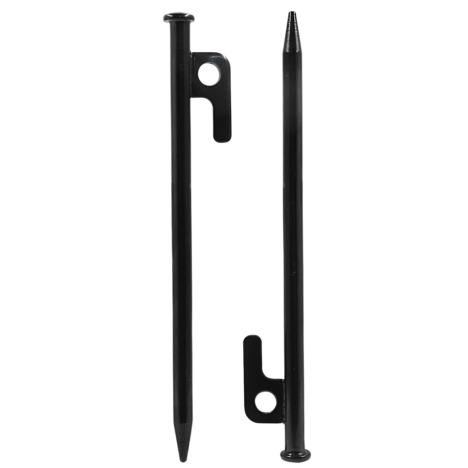 8 Pcs Tent Stakes Heavy Duty, 8 Inch Steel Unbreakable and Inflexible Tent Stakes for Camping Canopy, Grassland, Outdoor — image 4