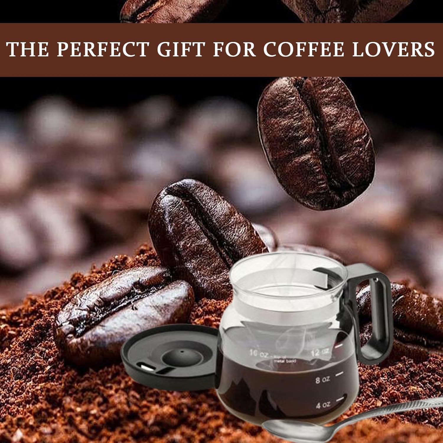 Premium 16oz Insulated Glass Coffee Mug Sleek Borosilicate Glass Cup for Lattes and Tea – 300ml Edition — image 2