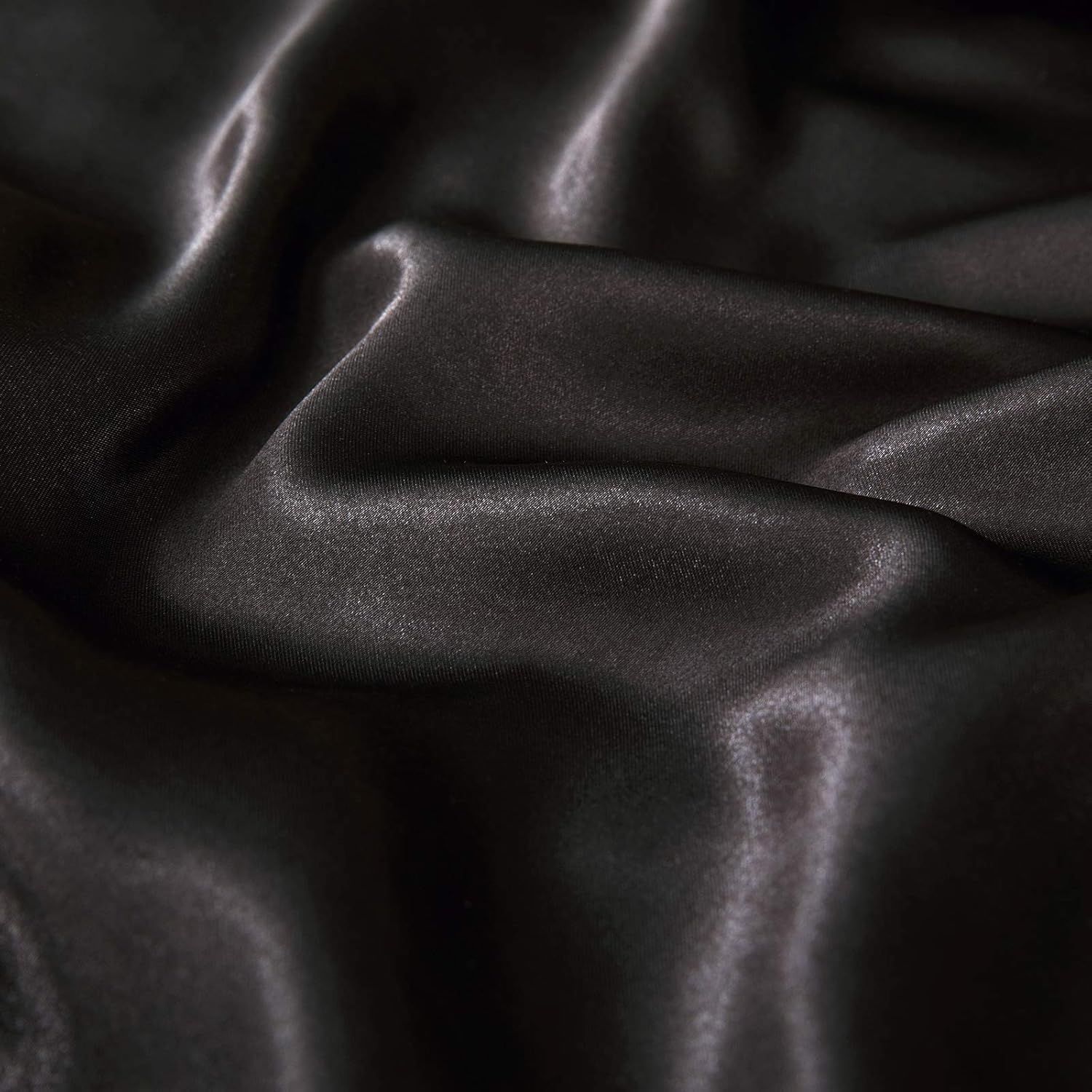 Satin Quilt cover Set Hotel 3 Pieces Quilt cover with Pillowcase, Art Silk Bedding Set-Luxury Soft Silky pillowcase for Hair and Skin, Similar to Silk — image 6
