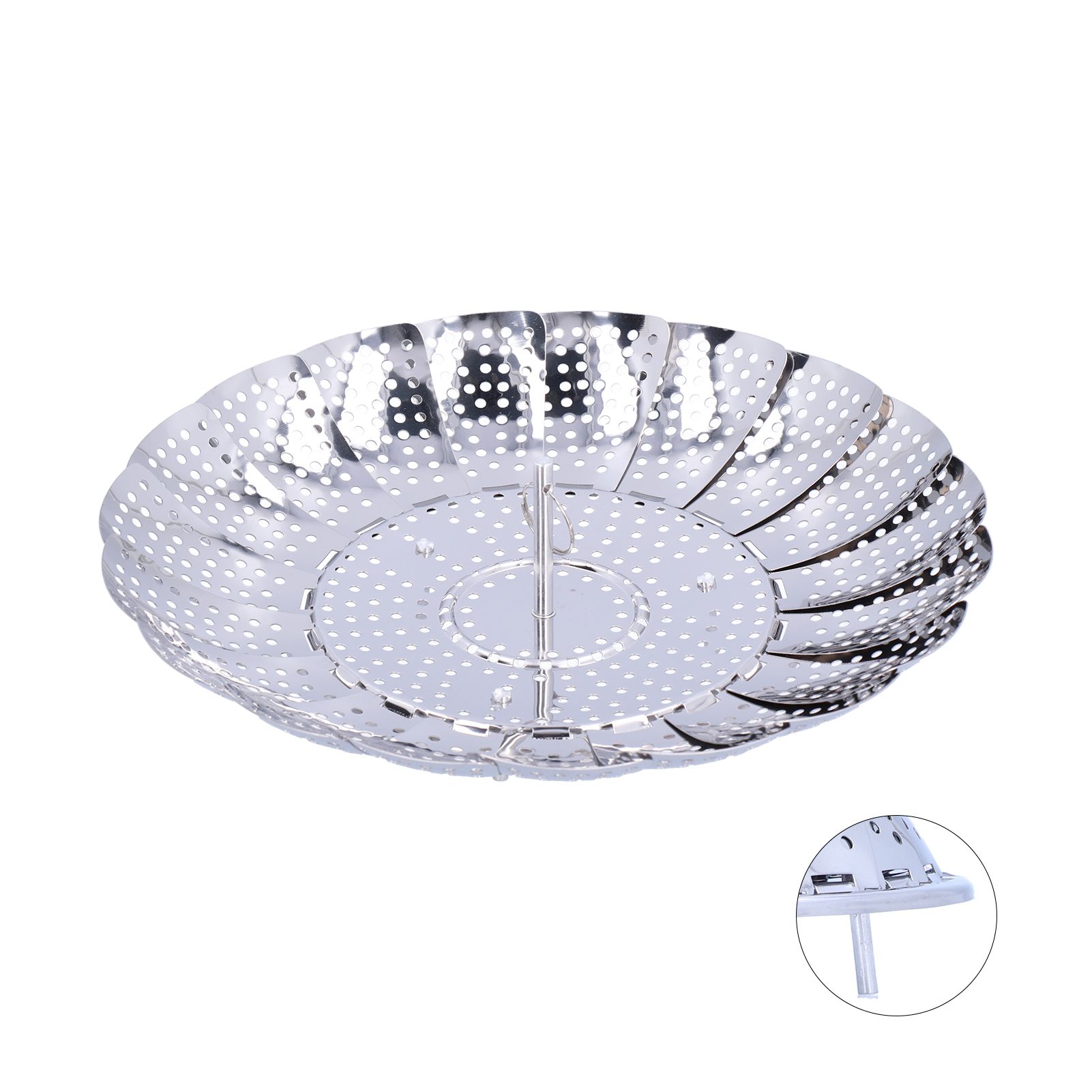 Steam Basket Multifunction Stainless Steel Folding Steam Rack Cookware Kitchen AccessoryL β image 4