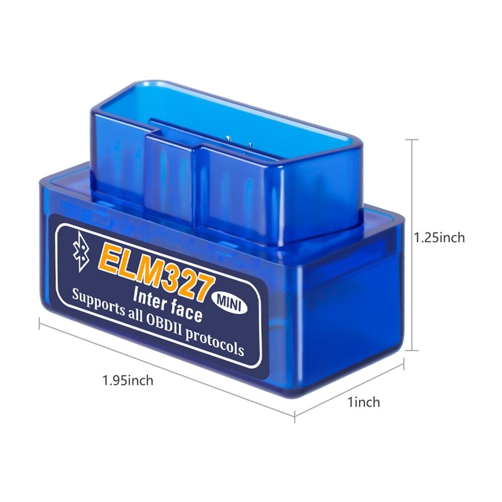 ELM327 Mini OBD2 Bluetooth Car Diagnostics Code Reader, Blue — image 2