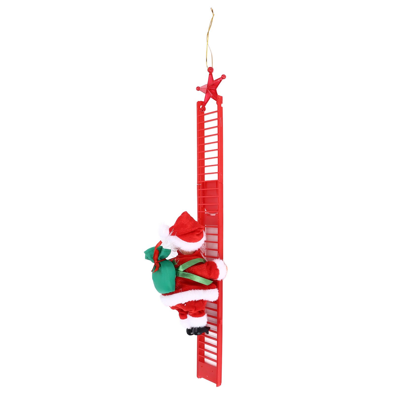 Electric Climbing Ladder Decoration Christmas Tree Hanging Pendant Festival Ornament for Party — image 2