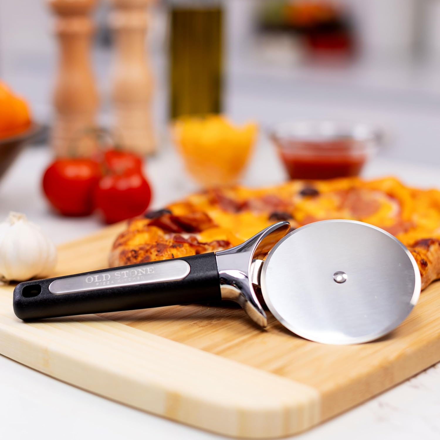 Premium Stainless Steel Pizza Cutter Wheel Pizza Slicer, 3.5-inch Pizza Cutter Wheel โ image 2