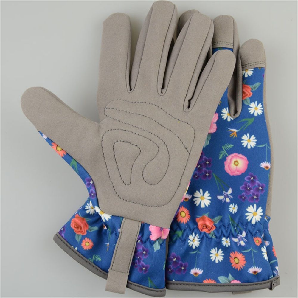 Womens Gardening Weeding Working Gloves, Leather Garden Glove for Women Thorn Proof No Stab for Digging, Planting,Pruning（S） — image 4