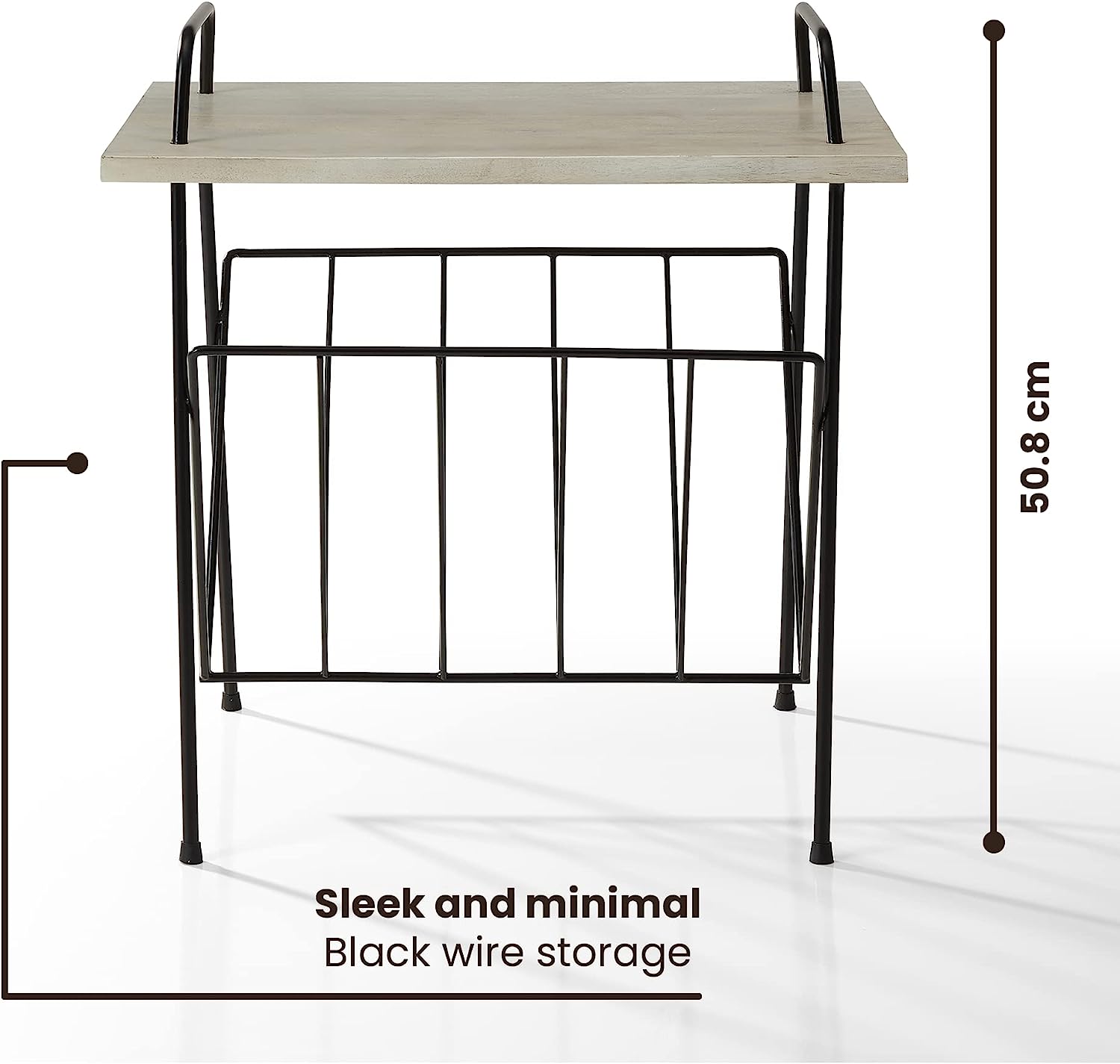 Crosley Wiltshire Turntable Stand Modern Retro White Wash Wood — image 5