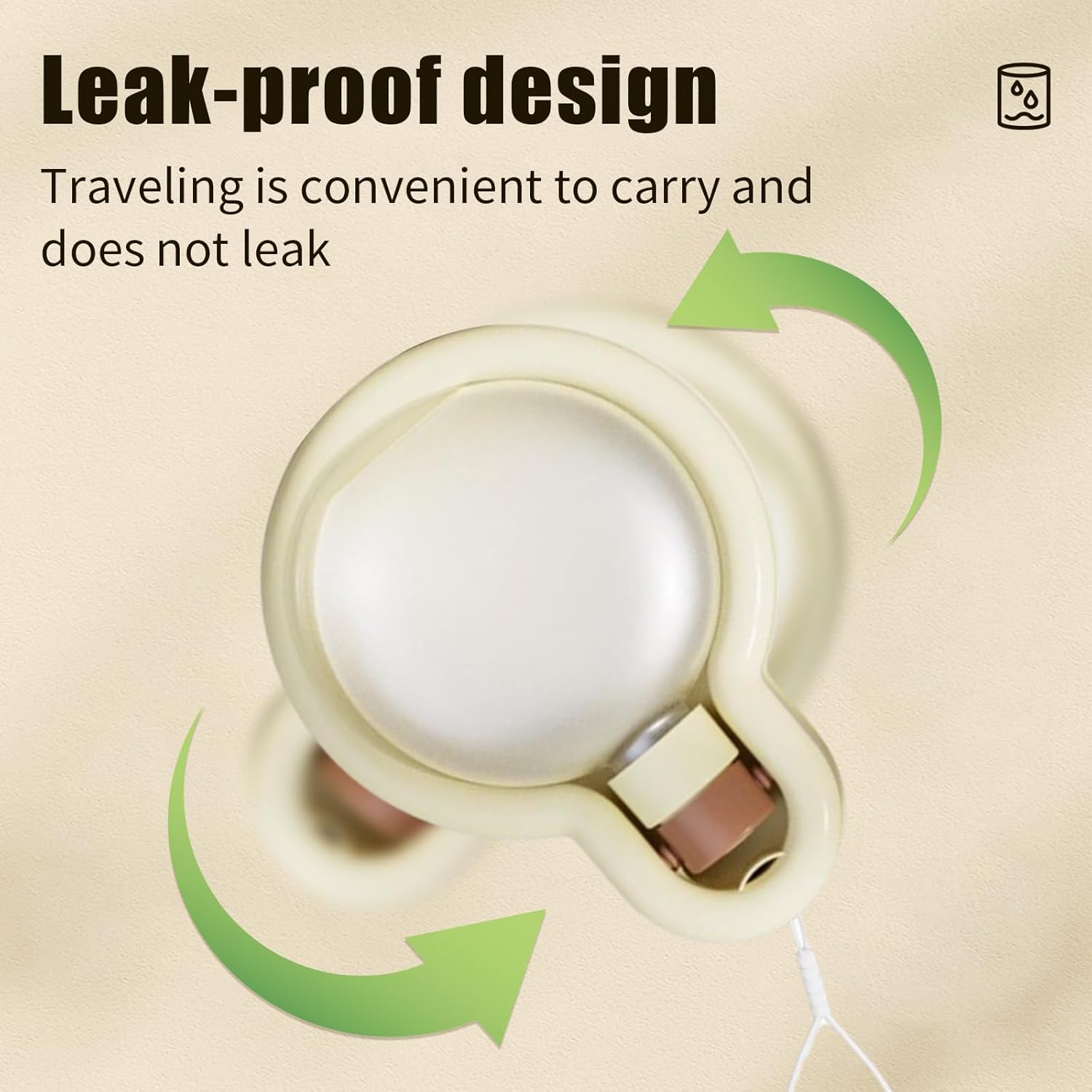 Collapsible Dog Water Bottle 350ml Leakproof BPA Free for Travel Outdoor Use — image 3