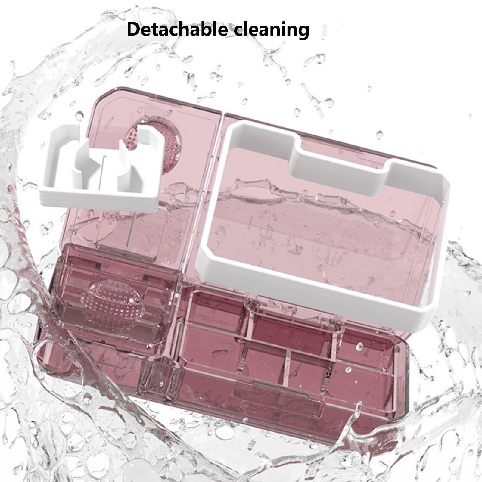 Pill Cases Pills Box, Pill Holder Food Grade Good Sealing Moisture-Proof Dust Proof Multiple Compartments Storing 3 in 1 โ image 3