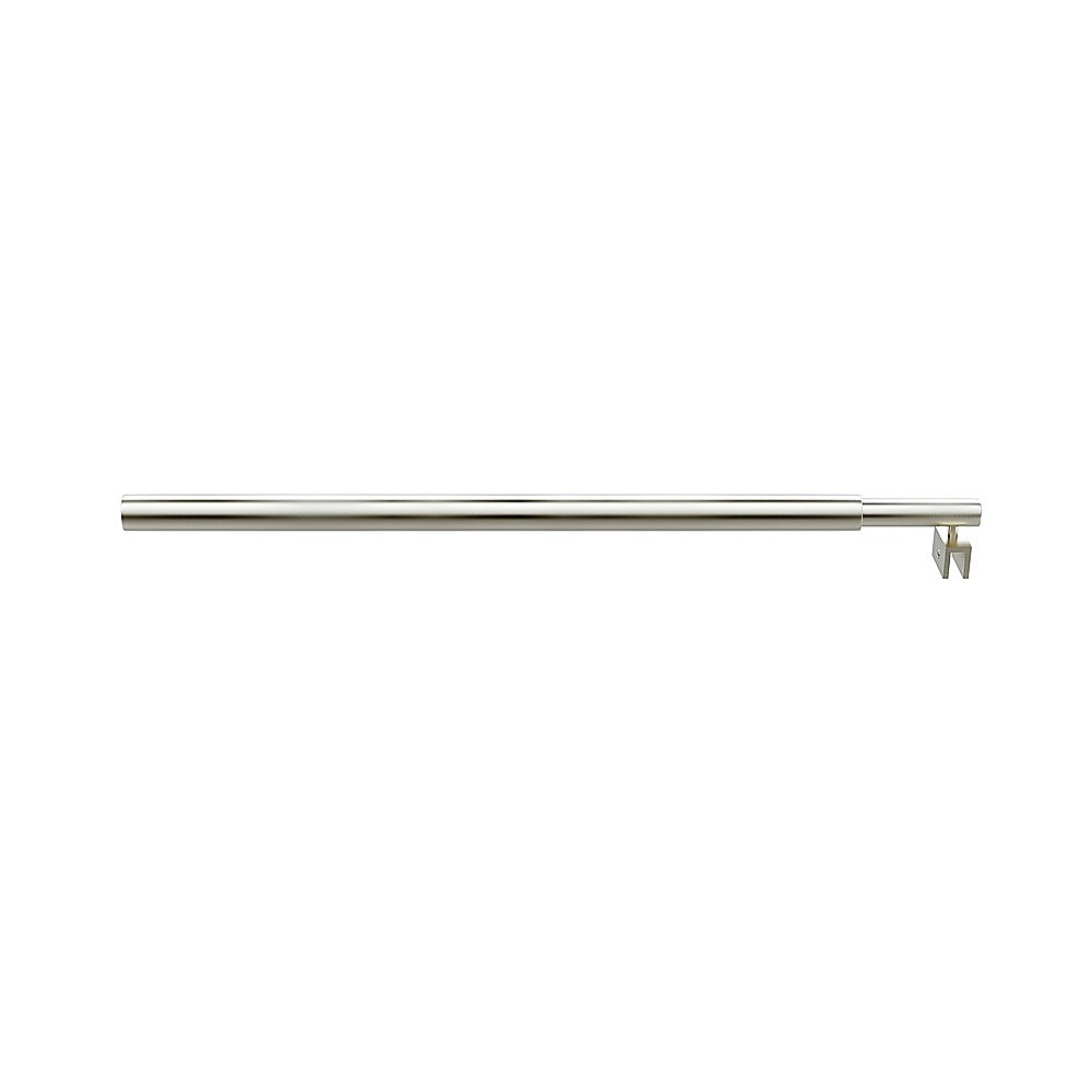 Glass Shower Screen Round Stabilising Pole in Nickel — image 3