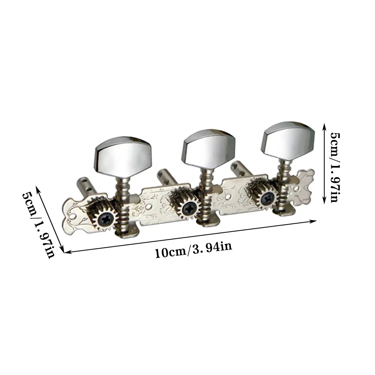 2pcs Metal Classic Guitar String Tuning Pegs Machine Heads Tuners Keys Parts — image 3