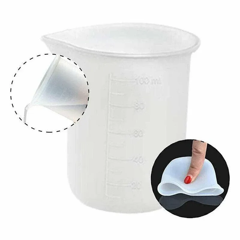 36PCS Silicone Mixing and Measuring Cup Set for Resin Casting and DIY Craft Projects — image 6
