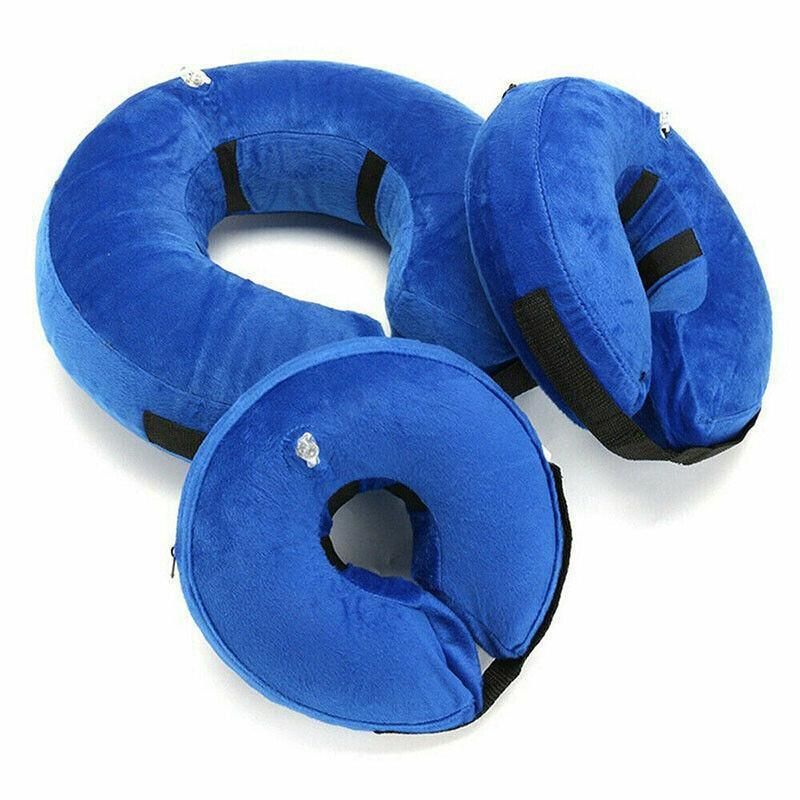 Blue Pet Dog Inflatable Soft Healing Collar Cone Wound Medical Cat Protective Jackets - S (22 × 23CM) — image 3