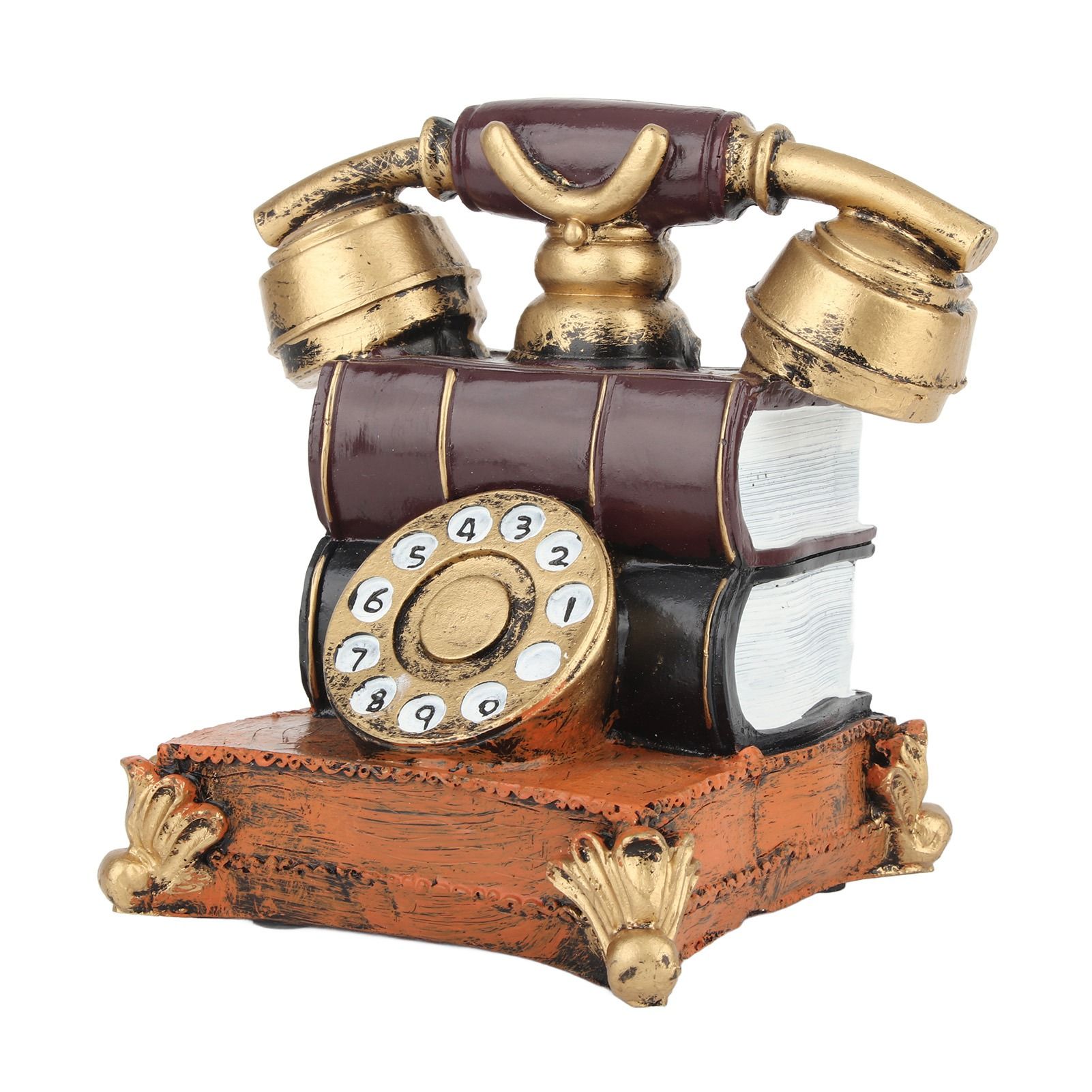 Retro Decorative Phone Model Resin Vintage Telephone Decor for Film Shooting Bar Table Decoration โ image 5