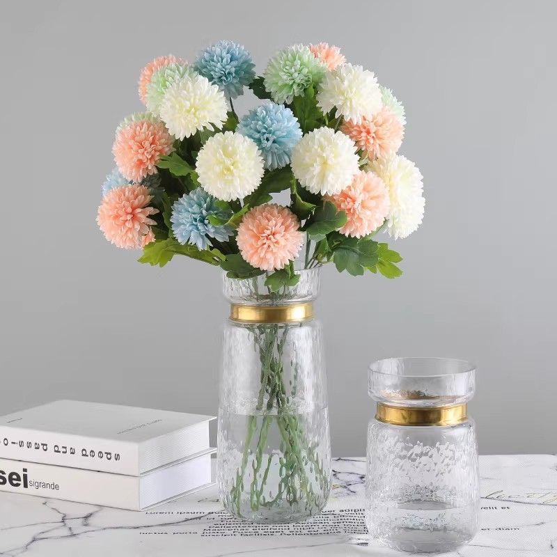 Artificial Hydrangea, Pink Sweet Decor, 7 Pack — image 3