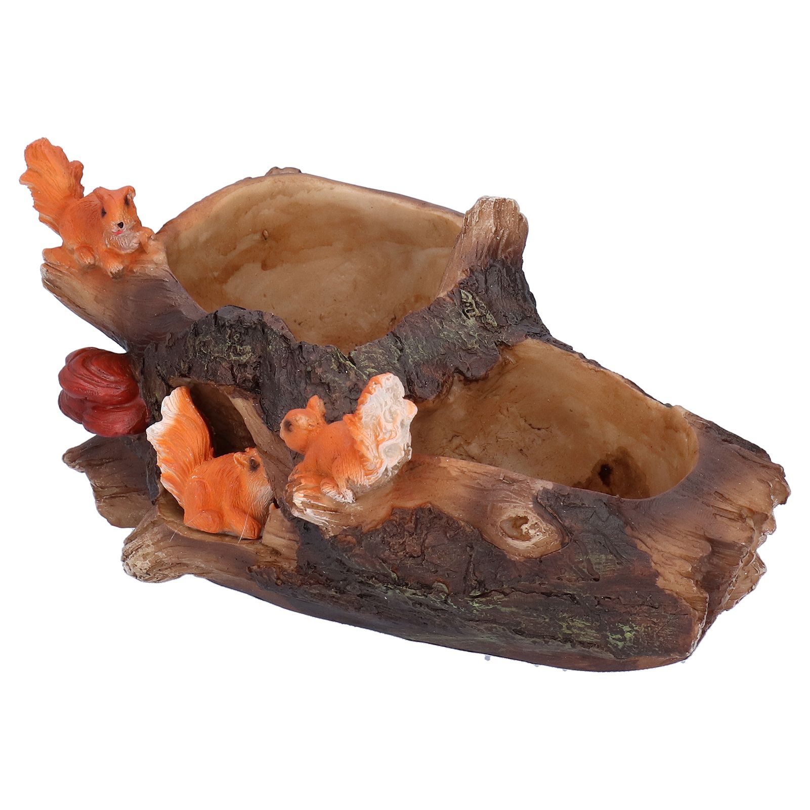 Plant Pot Innovative Waterproof Succulent Flower Bonsai Resin Planter Home DecorationSquirrels Chasing β image 2