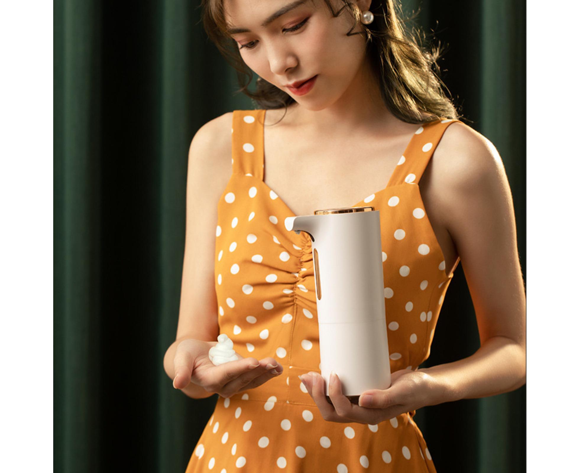Automatic Soap Dispenser Touchless Rapid Foaming Rechargeable Infrared Induction Liquid Soap Dispenser Household Products-Charging White โ image 5