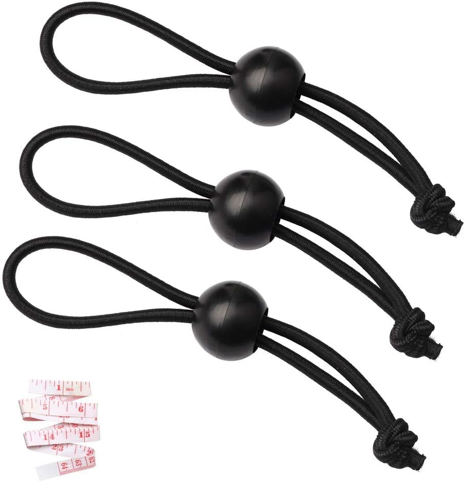 12 Black sailcloth bungee balls for banners - sailcloths - pavilions - tents - bungee hooks - stalls - flagpoles — image 2