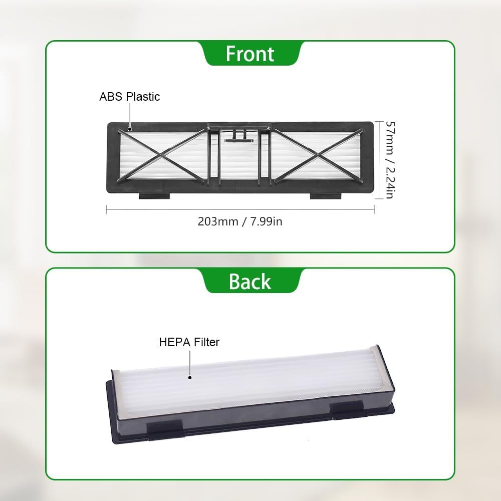 Replacement Parts Compatible with Neato Botvac Connected Series D10 D9 D8 D3 D4 D5 D6 D7 and D Series D75 D80 D85 Accessories with 1 Combo Brush 2 Ultra ilter — image 4