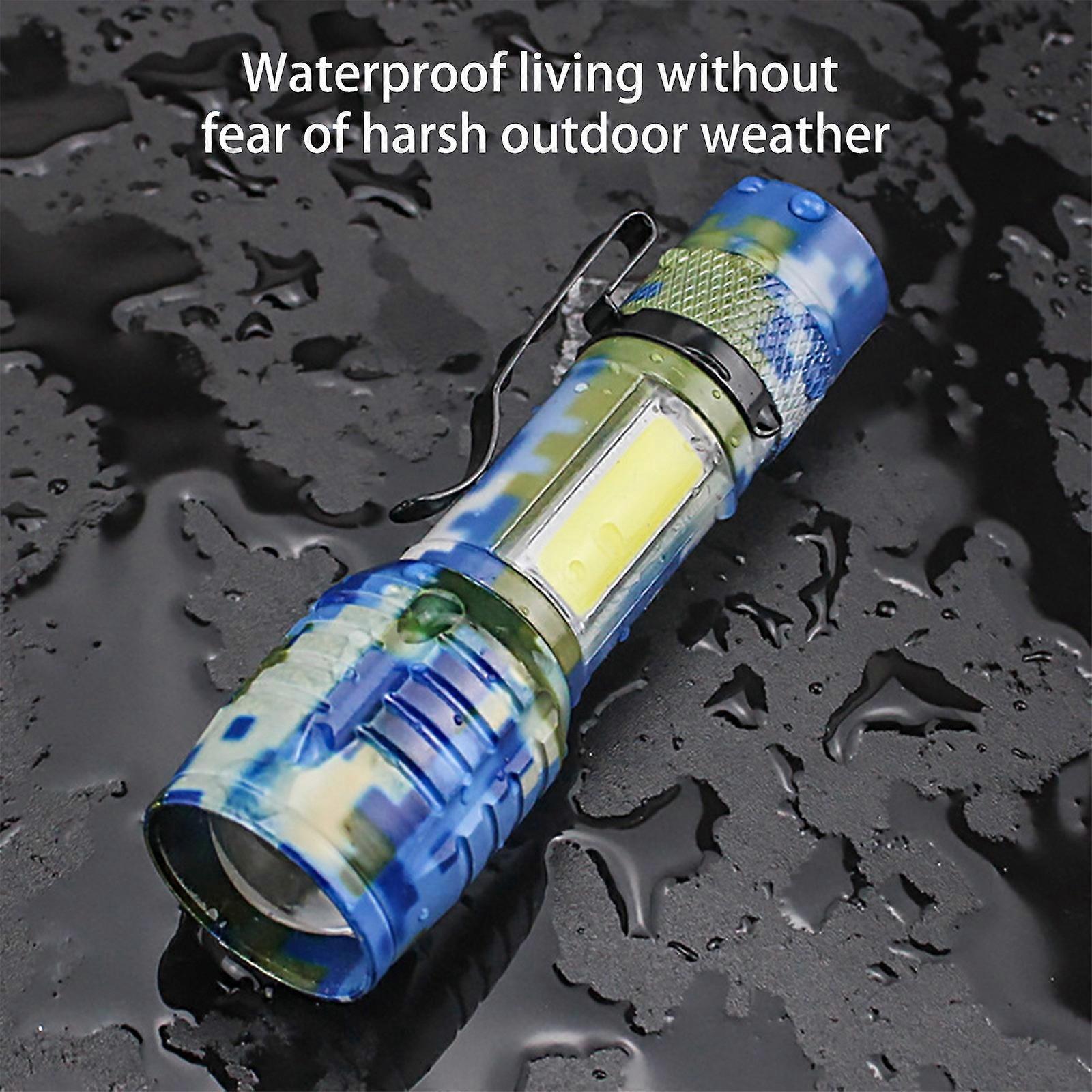 Bright Zoomable LED Flashlight Rechargeable with 4 Modes for Outdoor Use โ image 5
